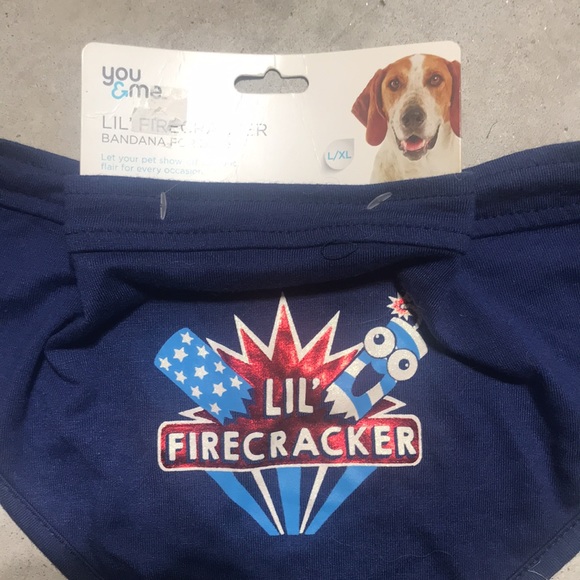Lil Firecracker bandana for pups - Picture 2 of 3